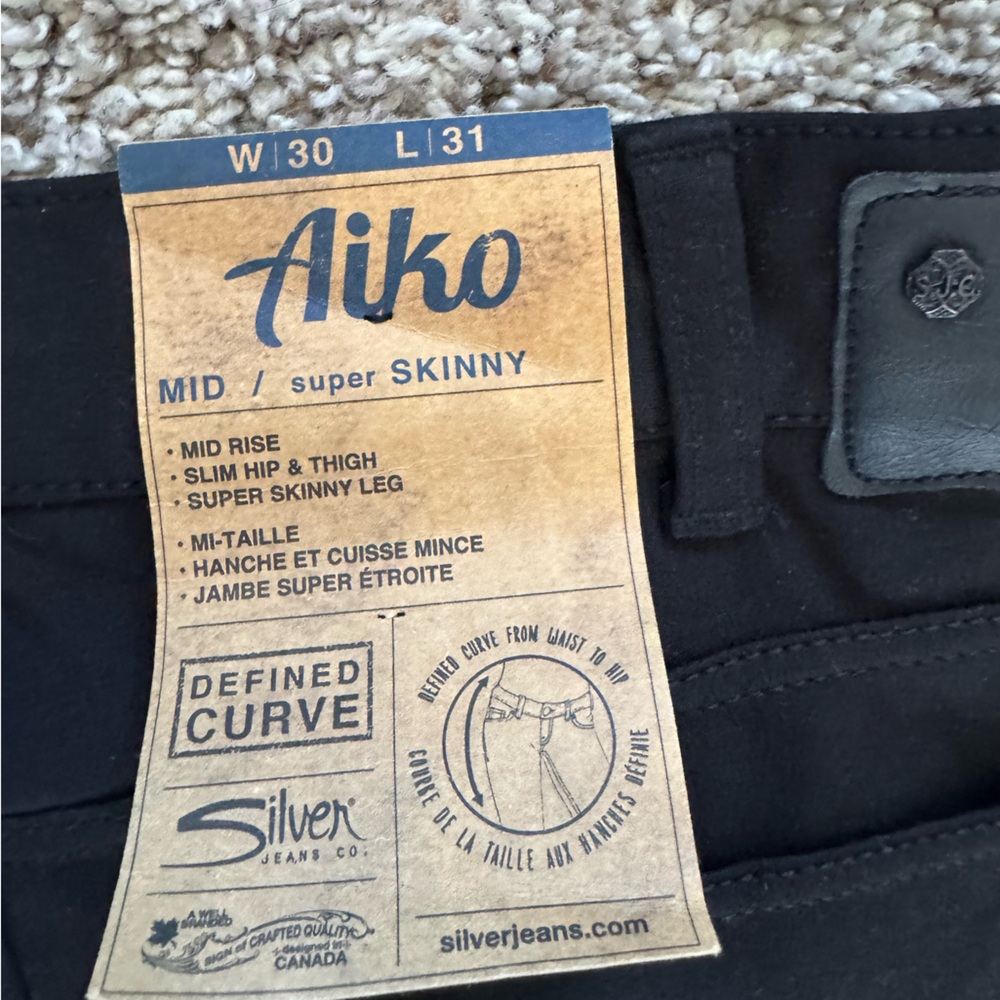 Silver Jeans Co. Aiko Mid Super Skinny Jeans